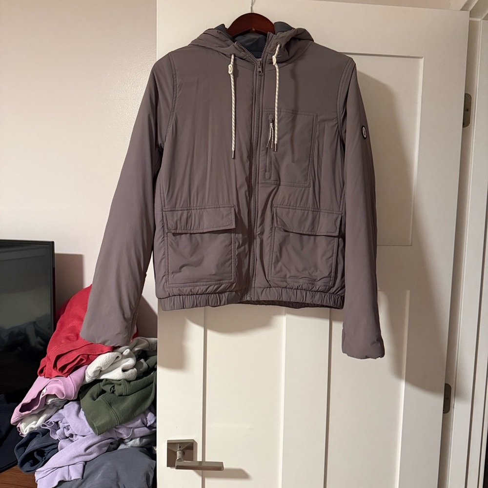Vuori Tahoe smoke color Hooded Jacket